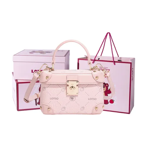 Disney Strawberry Bear Series ПВХ Коробка Сумка через плечо Сумка Сумка для упаковки Стандартная Женская Многоцветная