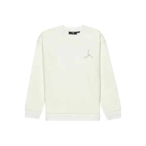 LI NING 1990 Толстовка Женская Светлый Античный Желтый