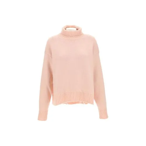 JIL SANDER Розовые Женские Кашемировые Свитеры