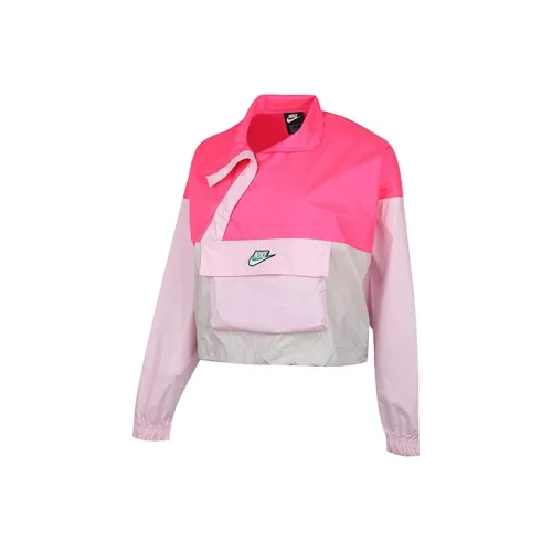 Nike Куртка Женская Ярко-Розовая