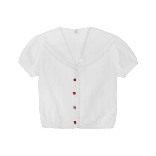 XINBANGBANG Рубашка Женская Белая