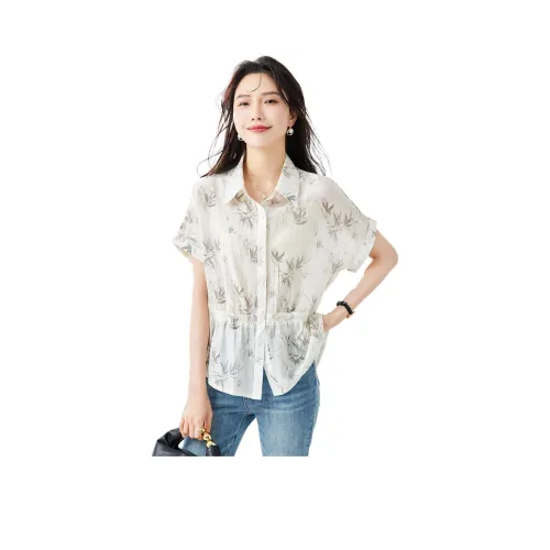 TERRE BLEUE Серые Женские Рубашки