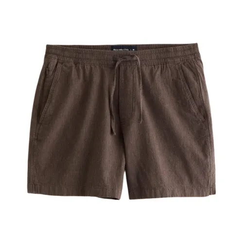 Abercrombie＆Fitch Повседневные шорты Мужские Темно-умбровый