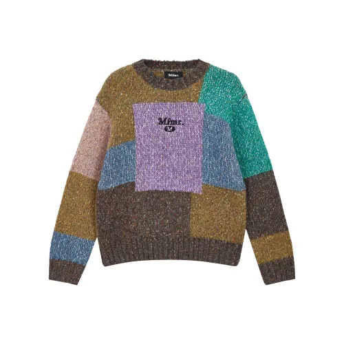 MLMR Трикотаж Женский Коричневый Цветочный Дизайн Серый