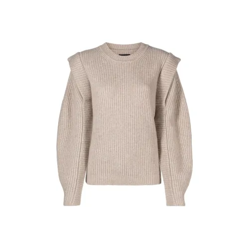ISABEL MARANT Светло-янтарный Женские кашемировые свитеры