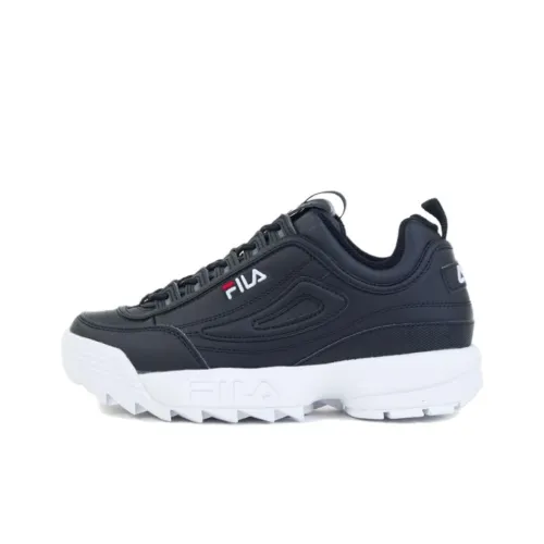 FILA Disruptor Low Топ Беговые кроссовки Женские Черный