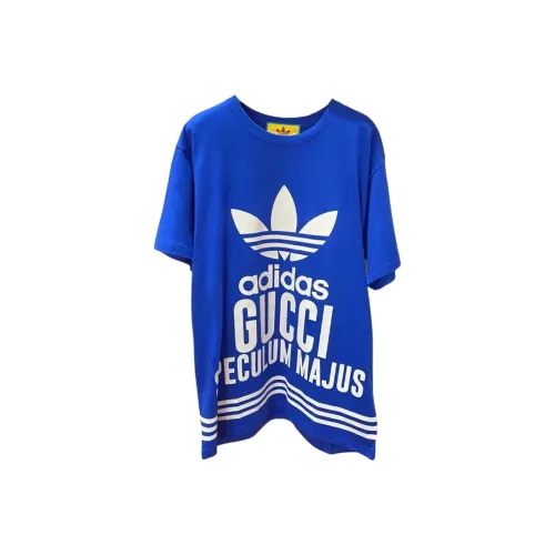 GUCCI X ADIDAS T Рубашка Женская Темно-синяя