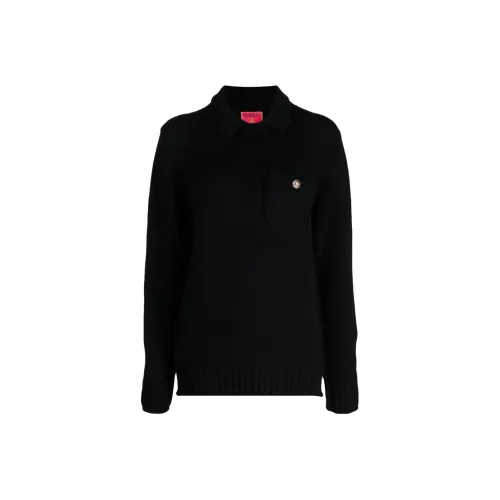 Barrie FW23 Кашемировый свитер женский цвет полночный синий