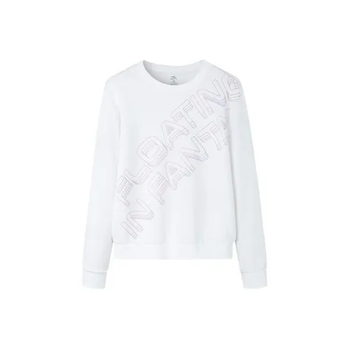 ANTA Comprehensive Training Collection Sports Lifestyle Collection Толстовка Женская Белая