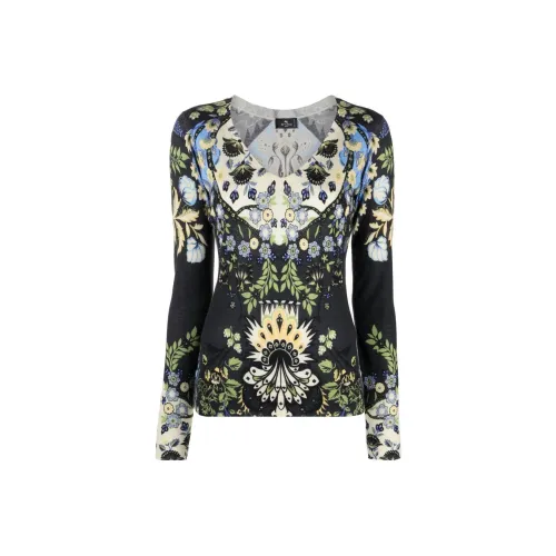 ETRO Черный Женские Кашемировые Свитеры