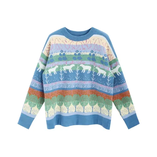 Garbege Синий Женский Трикотаж