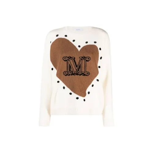 MaxMara Экрю Женские Кашемировые Свитеры