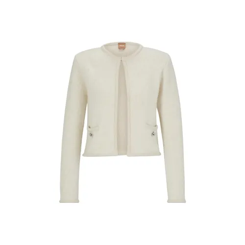 HUGO BOSS Белый Женские Трикотаж