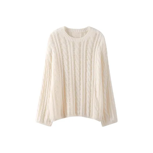 MAIGRE SIMHAT Трикотаж Женский Цвет нефритовой шпильки Белый