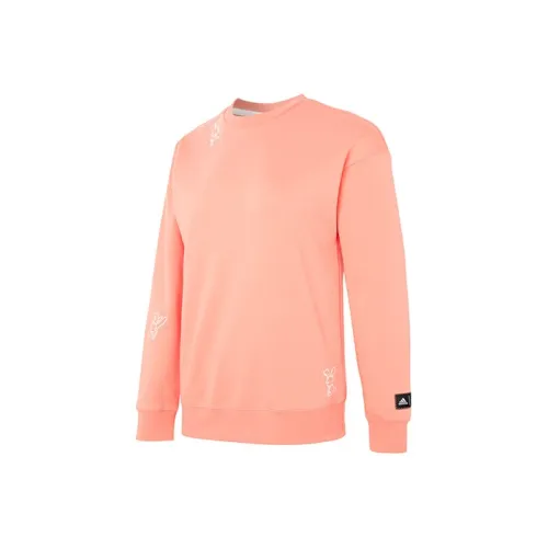 Adidas CNY Толстовка Женская Оранжевая Красная