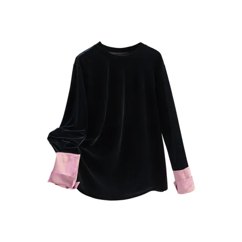 Cypress House Рубашка Женская Черная Розовая