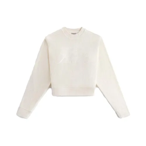 Kith Женская AW23 Осенне-Зимняя Коллекция Белые Женские Свитшоты