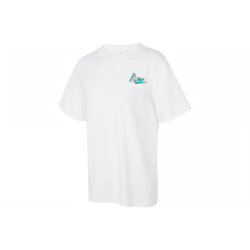 Nike Т-рубашка с рукавом-трубкой женская белая