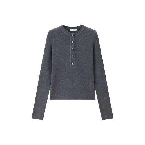 Giordano Трикотаж Женский Темный Фотиния Серый