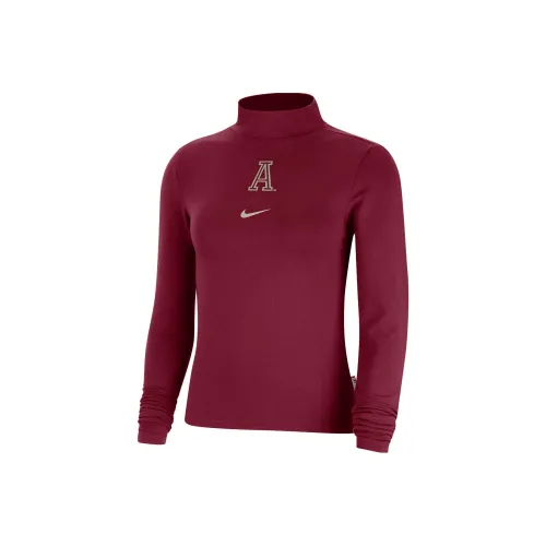 NIKE Красный Женские Свитшоты