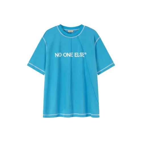 NO ONE ELSE Т-рубашка с оборванным рукавом унисекс