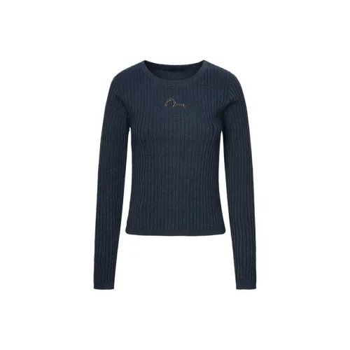 EVISU Толстовка Женская Темно-Синяя