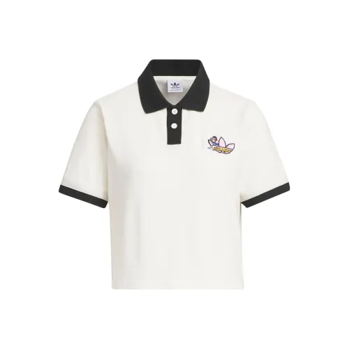 Adidas Originals Monkey Kingdom Поло Женское Розовое Белое