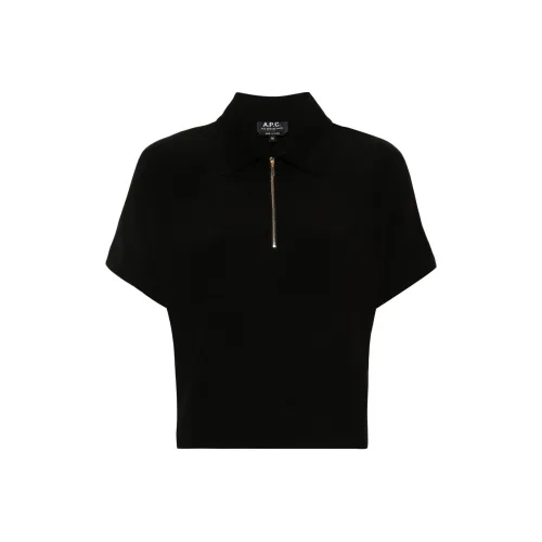 A.P.C Черное Женское Поло