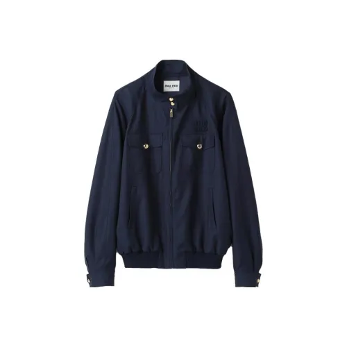 MIU MIU Куртки и Пальто Женские Синие