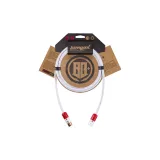 Публичная и частная карта с красной и белой капсулой + песочно-белый шов