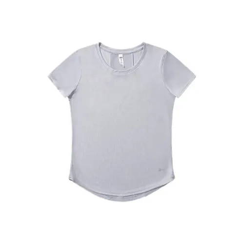 Комплект Under Armour с короткими рукавами футболка женская серого цвета