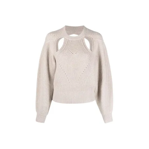 ISABEL MARANT Экрю Женские Кашемировые Свитеры