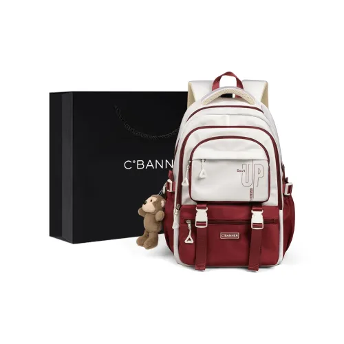 C°BANNER Ткань Рюкзак Средний Унисекс Красный Кофейный