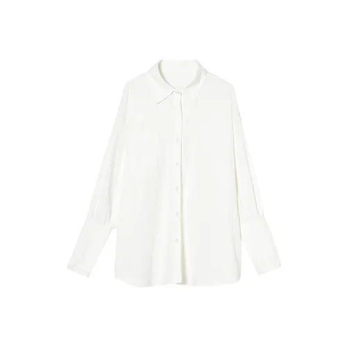 YITOUAGUA Белые Женские Рубашки