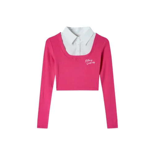 BETTERSAY T-рубашка Женская Розовая Красная