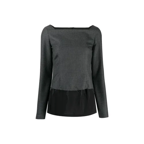 MM6 Maison Margiela Серые Женские Рубашки