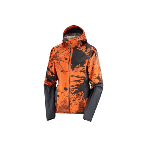 SALOMON Bonatti Водонепроницаемые Куртки и Пальто Женские Красные