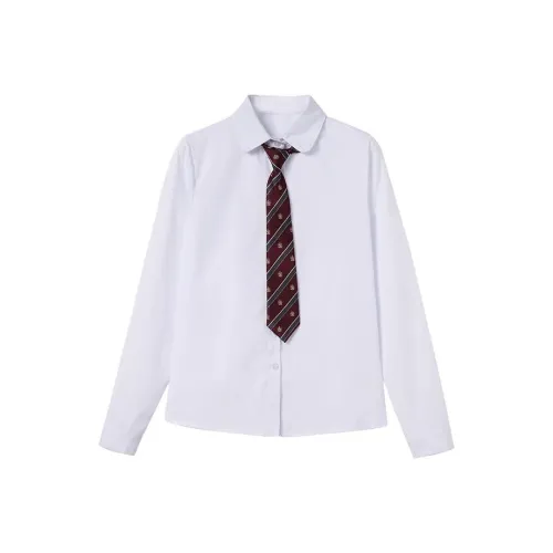 YITOUAGUA Белые Женские Рубашки