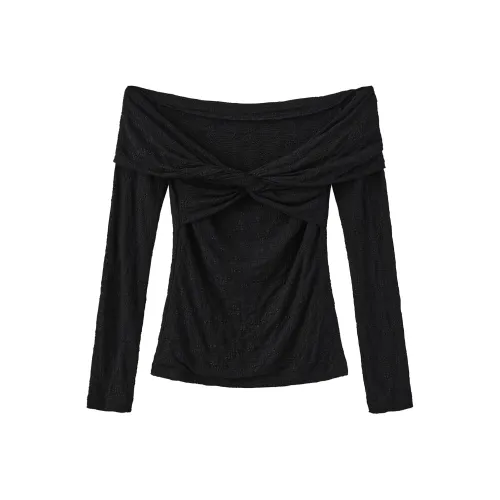 Cubic Черные Женские Футболки