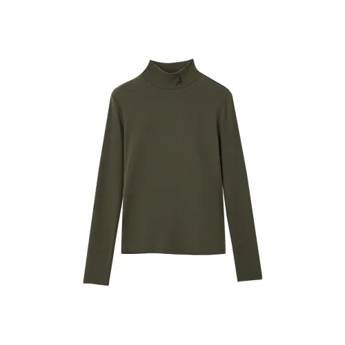 AMII T-рубашка Женская Армейская Зеленая