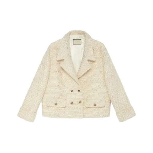 GUCCI Слоновая кость Женские Куртки