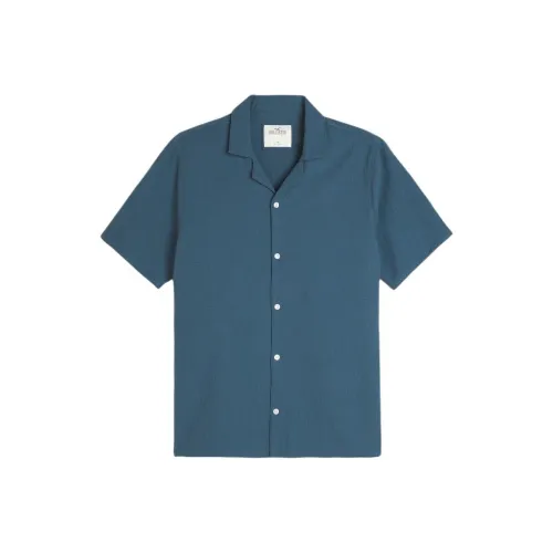 Hollister Рубашка Мужская Темно-Циановая