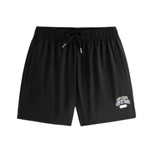 Abercrombie＆Fitch Повседневные шорты Мужские Черные