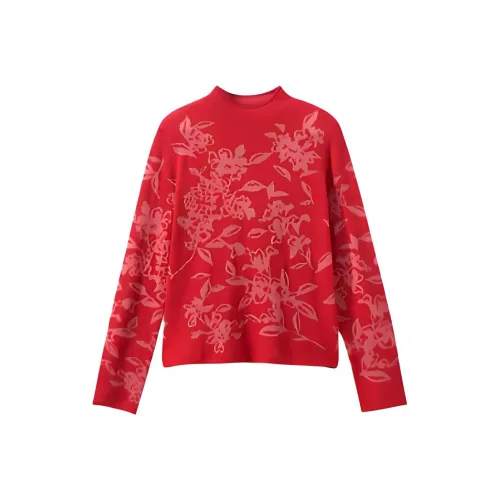 Inman Красный Женский Трикотаж