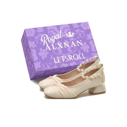 ALXNAN Высокие каблуки Женские Бежевый