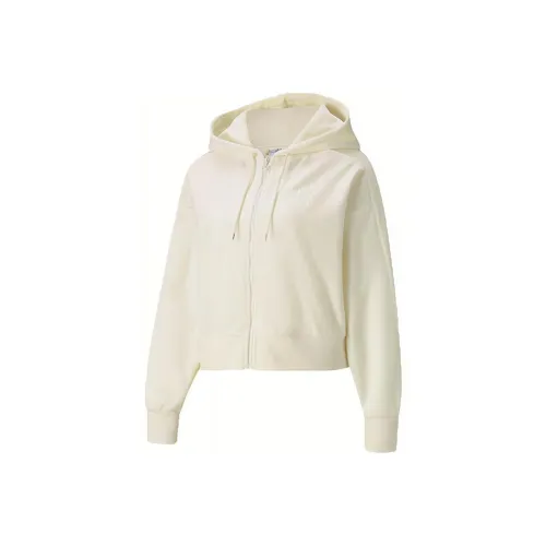 PUMA Куртка Женская Айвори Белый