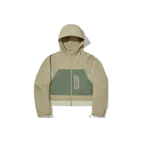 Лайнер Куртки и Пальто Женские Хаки