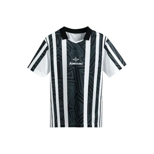 Kawasaki Vintage Collection Бадминтон Джерси Унисекс Черный Белый