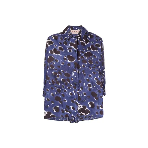 MARNI Фиолетовые Женские Рубашки