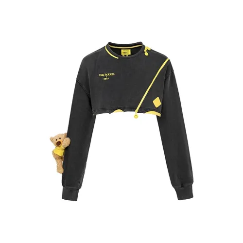 13 DEMARZO SMILEY Толстовка Женская Черная